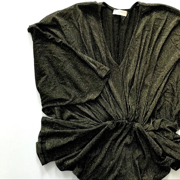 Louizon Paris Nina Metallic Gold Top (Size 1) - Picture 8 of 13